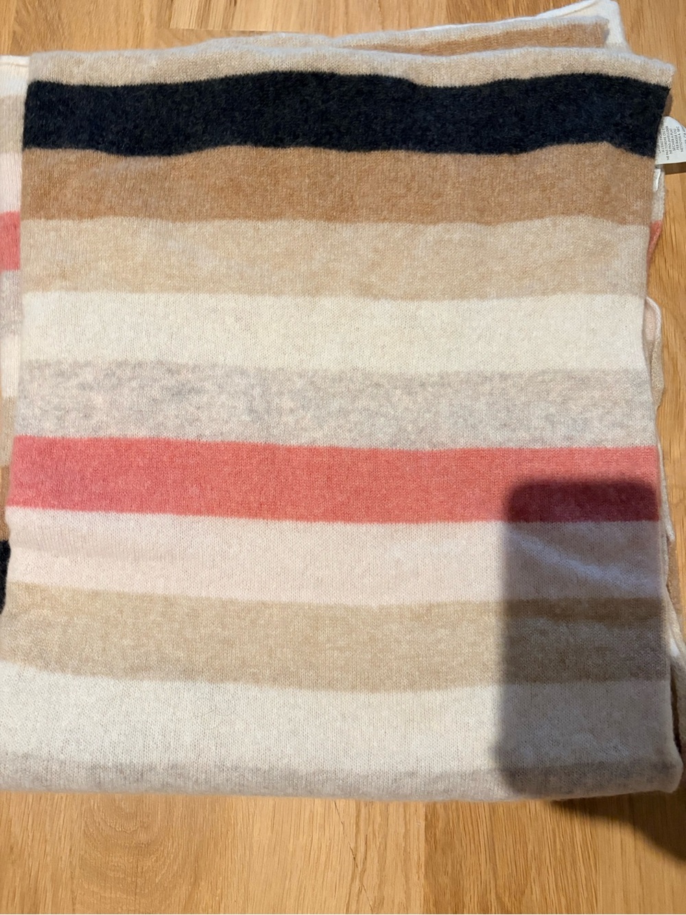 White + Warren 100% Cashmere oversized travel wrap